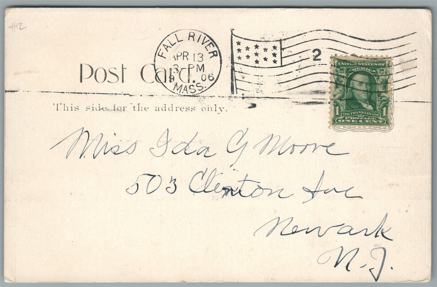 TIVERTON RI VIEW FROM HUMMOCK ANTIQUE POSTCARD