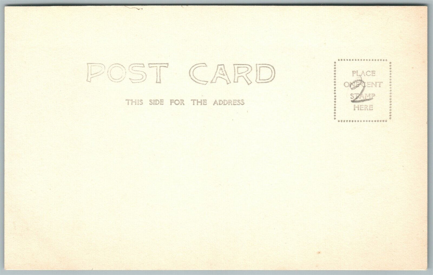 RUMMERFIELD PA LOOKING SOUTH ANTIQUE REAL PHOTO POSTCARD RPPC