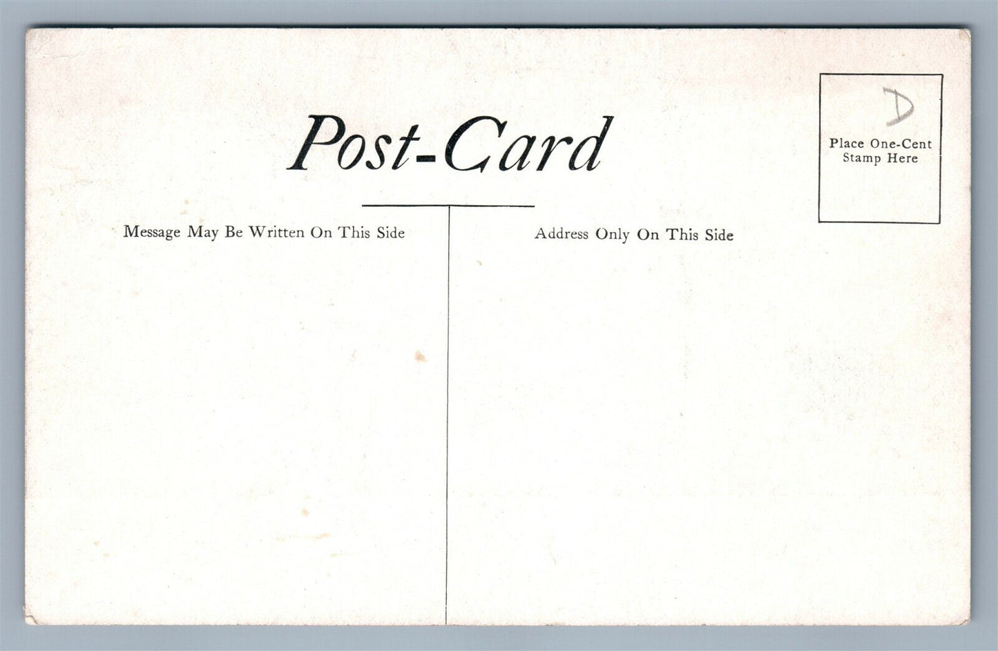 PHILADELPHIA PA CURTIS PUBLISHING CO POWER DIVISION ANTIQUE POSTCARD