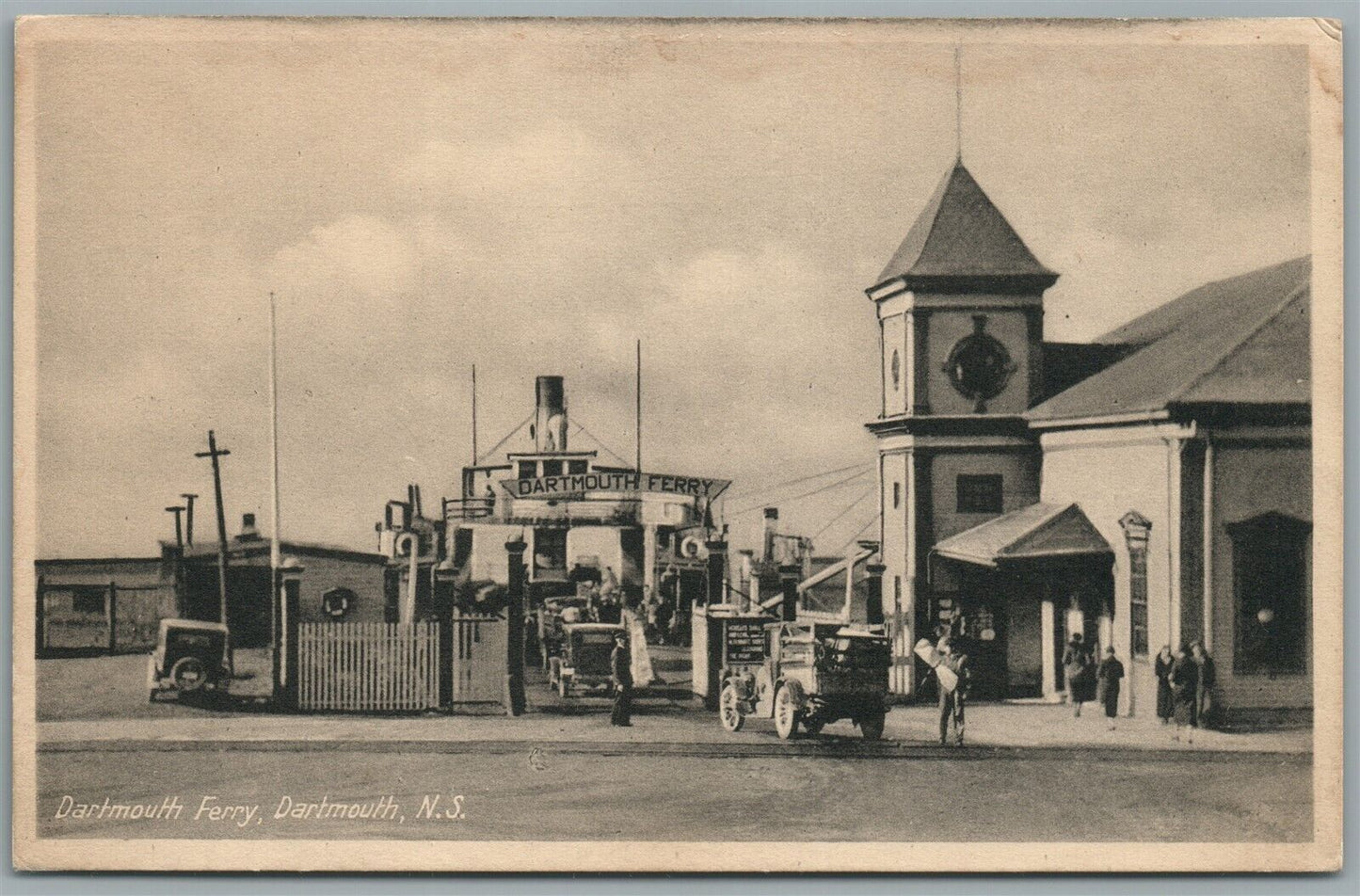 CANADA DARTMOUTH NS FERRY ANTIQUE POSTCARD