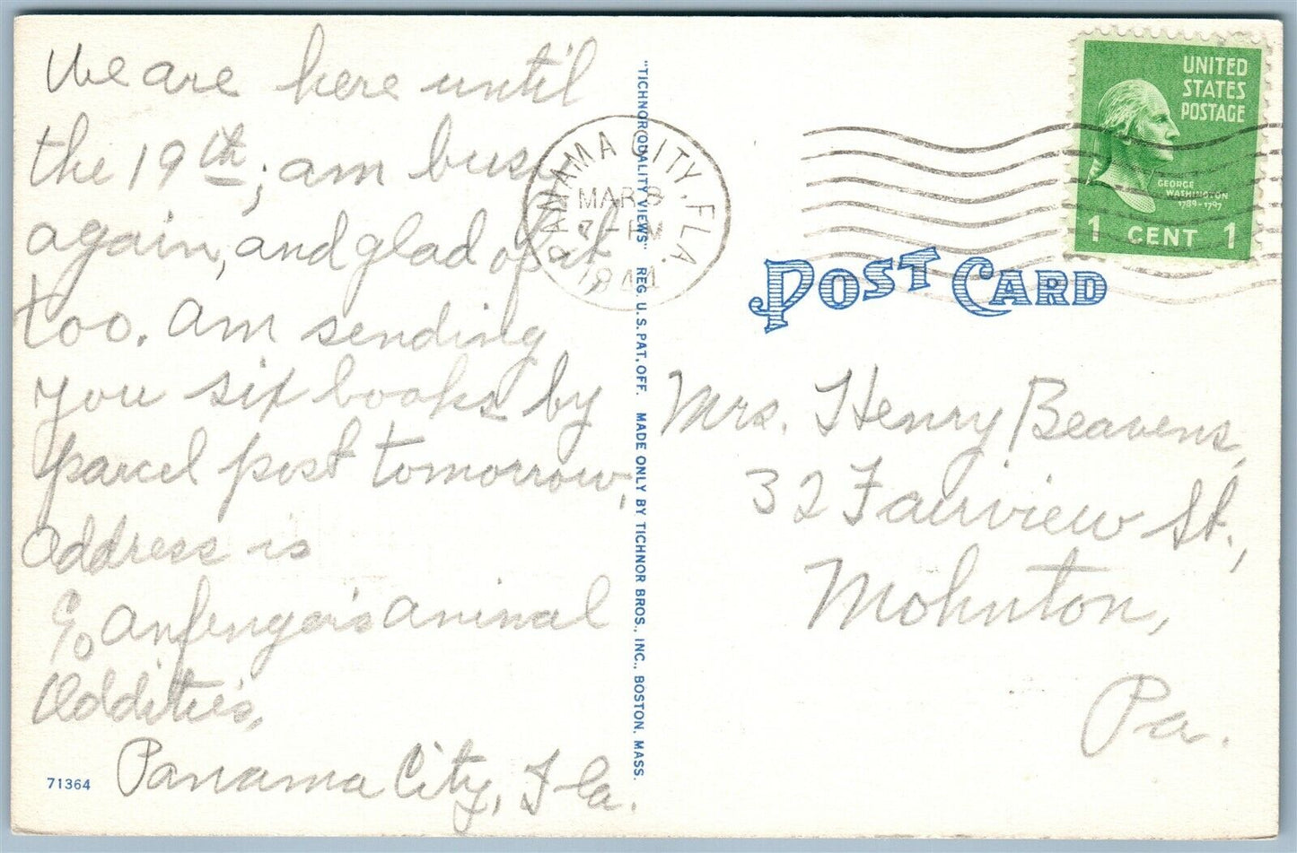 GULF COAST HWY NO. 98 FL OLD DUTCH TAVERN VINTAGE POSTCARD