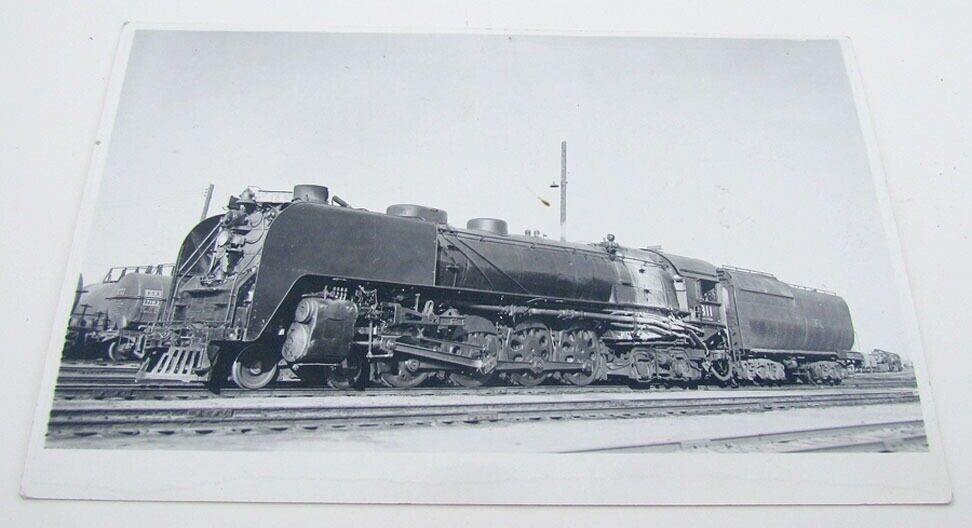 RPPC VINTAGE PHOTO POSTCARD - LOCOMOTIVE railroad train railway
