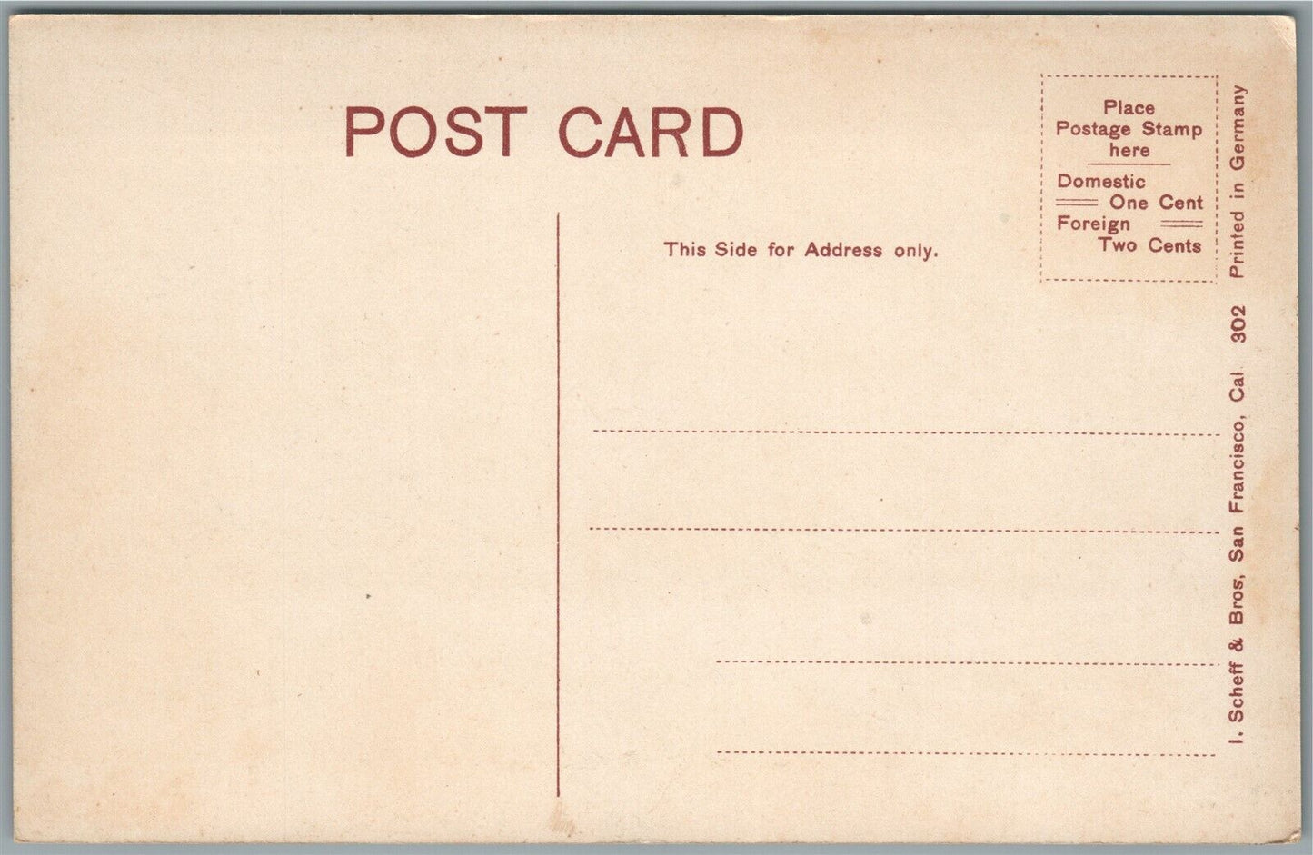 CALIFORNIA WATERMELON EXAGGERATED ANTIQUE POSTCARD