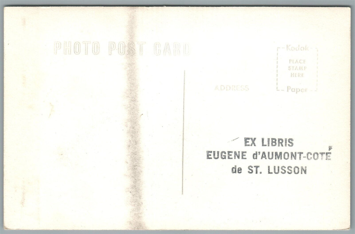 FRANCE LIGHT HOUSE VINTAGE REAL PHOTO POSTCARD RPPC