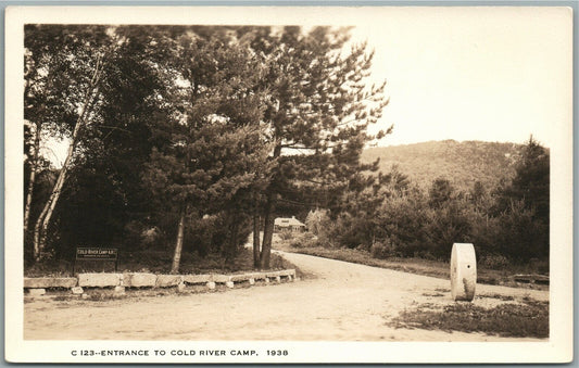 COLD RIVER COURT NH VINTAGE REAL PHOTO POSTCARD RPPC