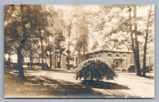 POLAND SPRING ME VINTAGE REAL PHOTO POSTCARD RPPC
