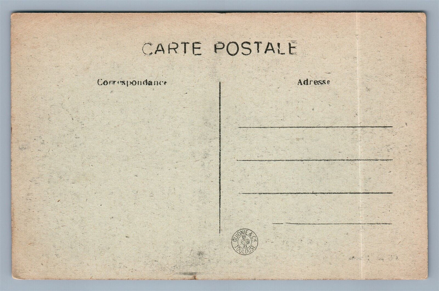 LE TEIL FRANCE RAILROAD STATION ANTIQUE POSTCARD railway depot