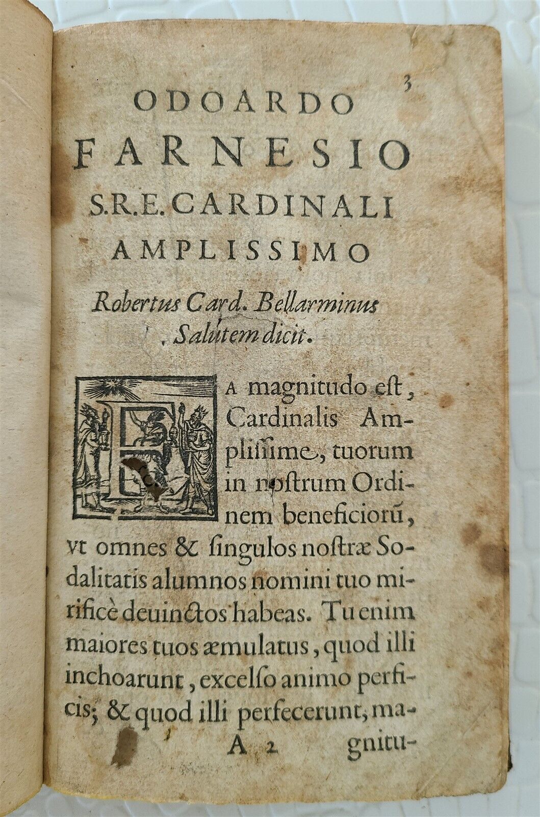1616 antique THEOLOGY PLANTIN PRESS Eternal Happiness of Saints by R. Bellarmine