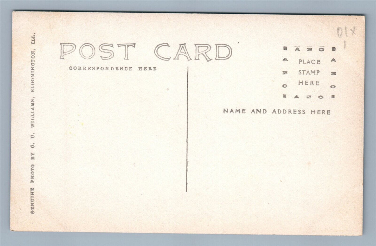 PRINCETON IL EUCLID AVENUE ANTIQUE REAL PHOTO POSTCARD RPPC