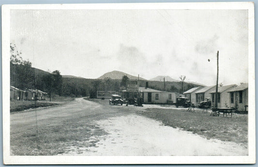 TWIN MOUNTAIN NH GAS STATION SEYMOUR'S TOURIST CAMP ANTIQUE POSTCARD