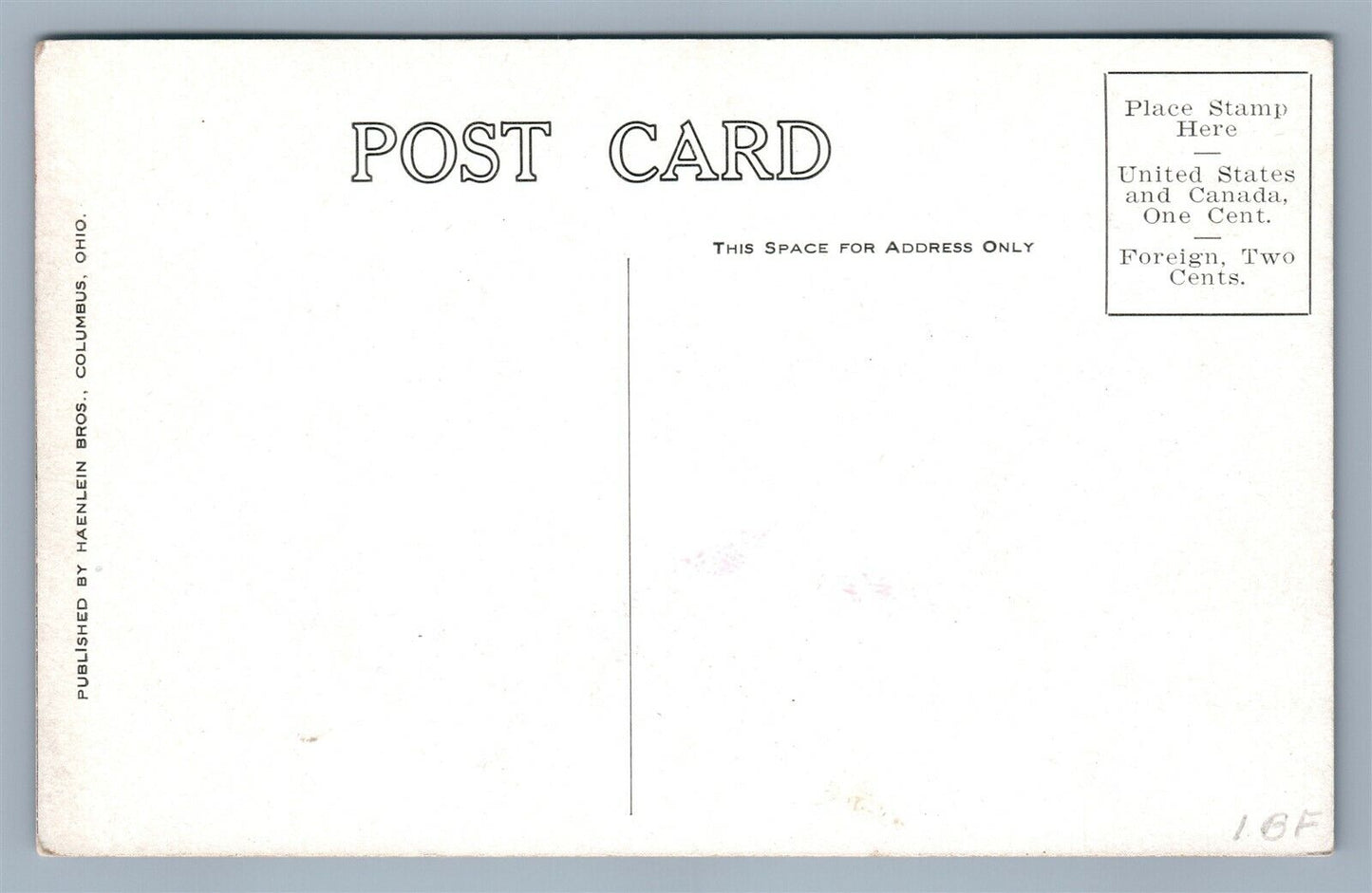 COLUMBUS OH FLOOD TRAIN BIG 4 TRACKS RAILROAD ANTIQUE POSTCARD railway
