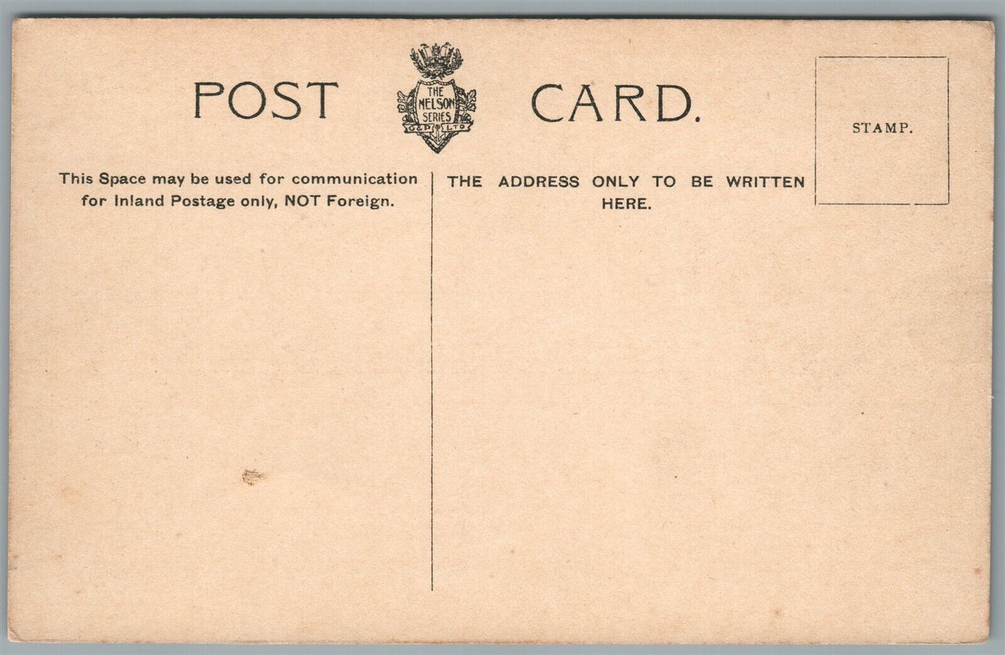 T.B. DESTROYER HMS FERRET TENDER TO HMS DEFIANCE ANTIQUE POSTCARD