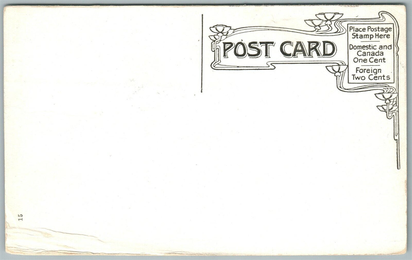 EXAGGERATED CABBAGE in WHEELBARROW ANTIQUE POSTCARD