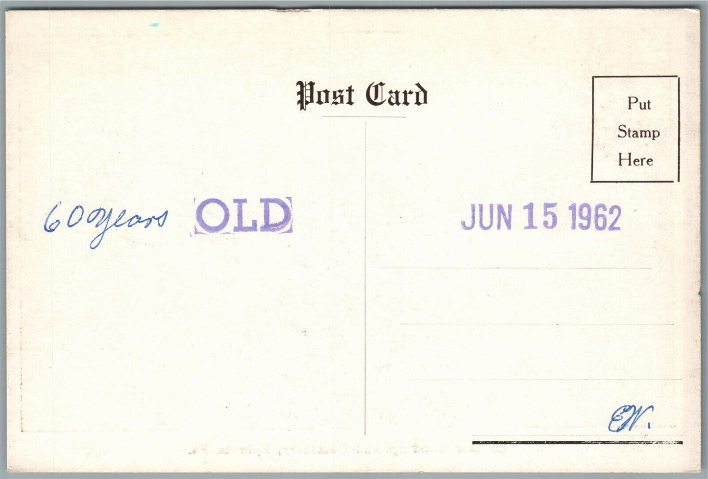 EPHRATA PA CLOISTER BUILDINGS & CEMETERY ANTIQUE POSTCARD