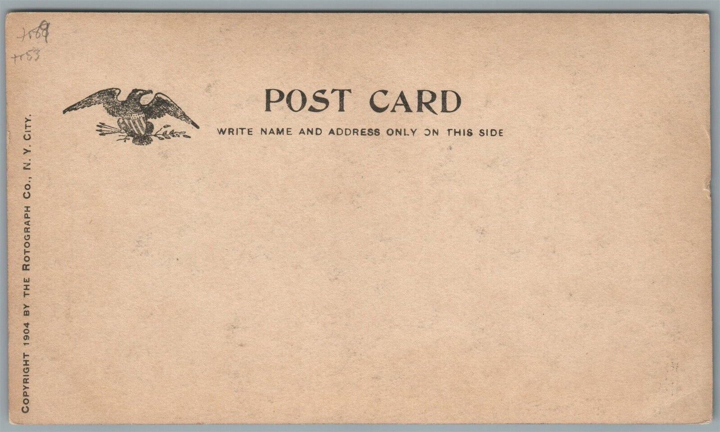 NEW YORK NY SKYLNE FROM JERSEY CITY VINTAGE HOME REAL PHOTO POSTCARD RPPC