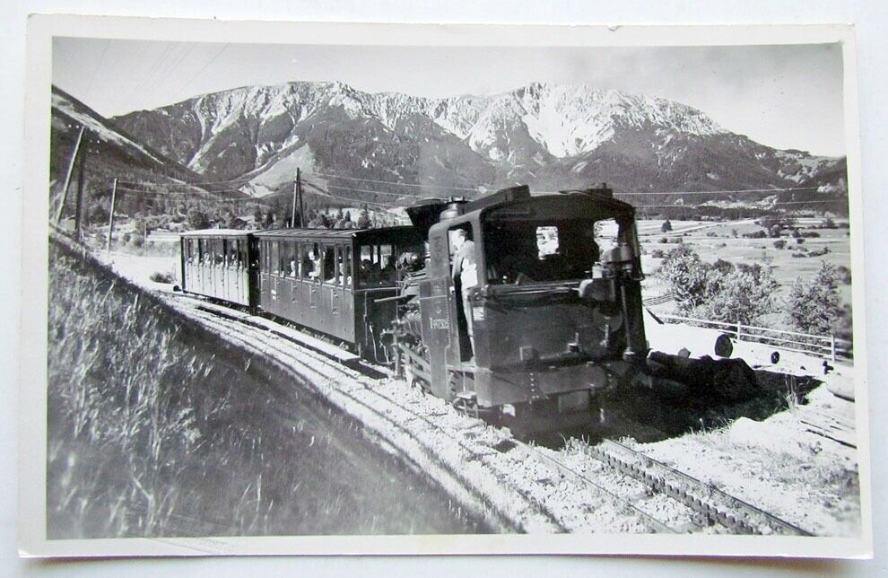 RPPC VINTAGE AUSTRIAN REAL PHOTO POSTCARD RAILROAD TRAIN railway