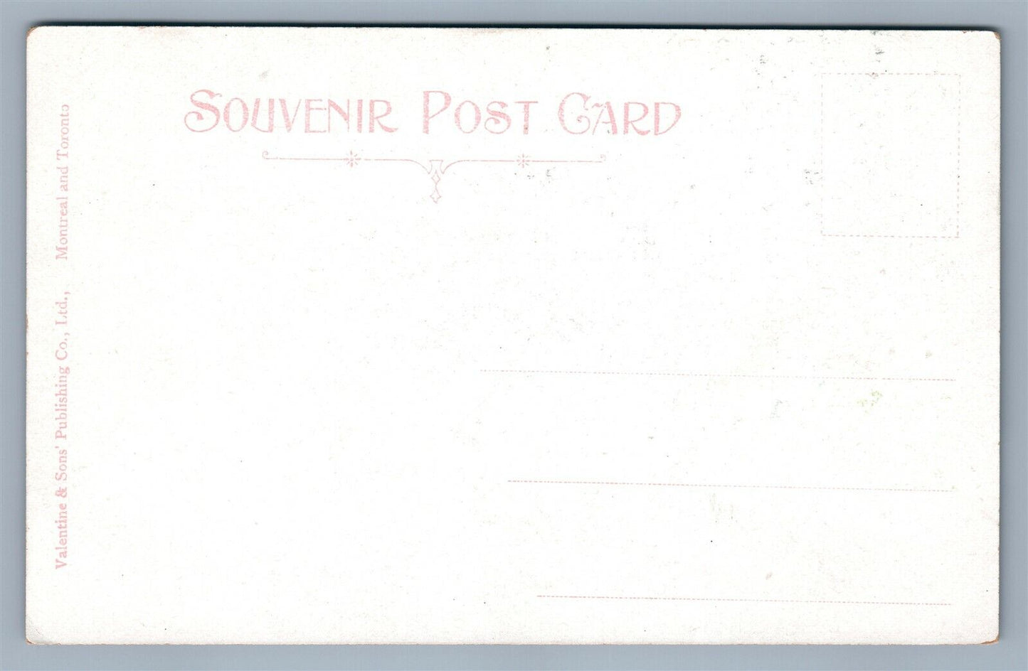 CANADIAN RAILROAD TRAIN ANTIQUE POSTCARD