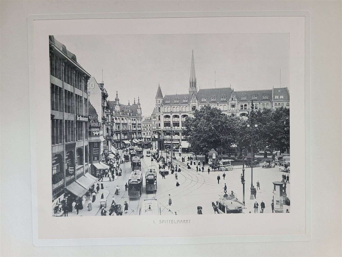 1911 DIE GROSSE BERLINER STRASSENBAHN UND NEBENBAHNEN antique PHOTO ILLUSTRATED