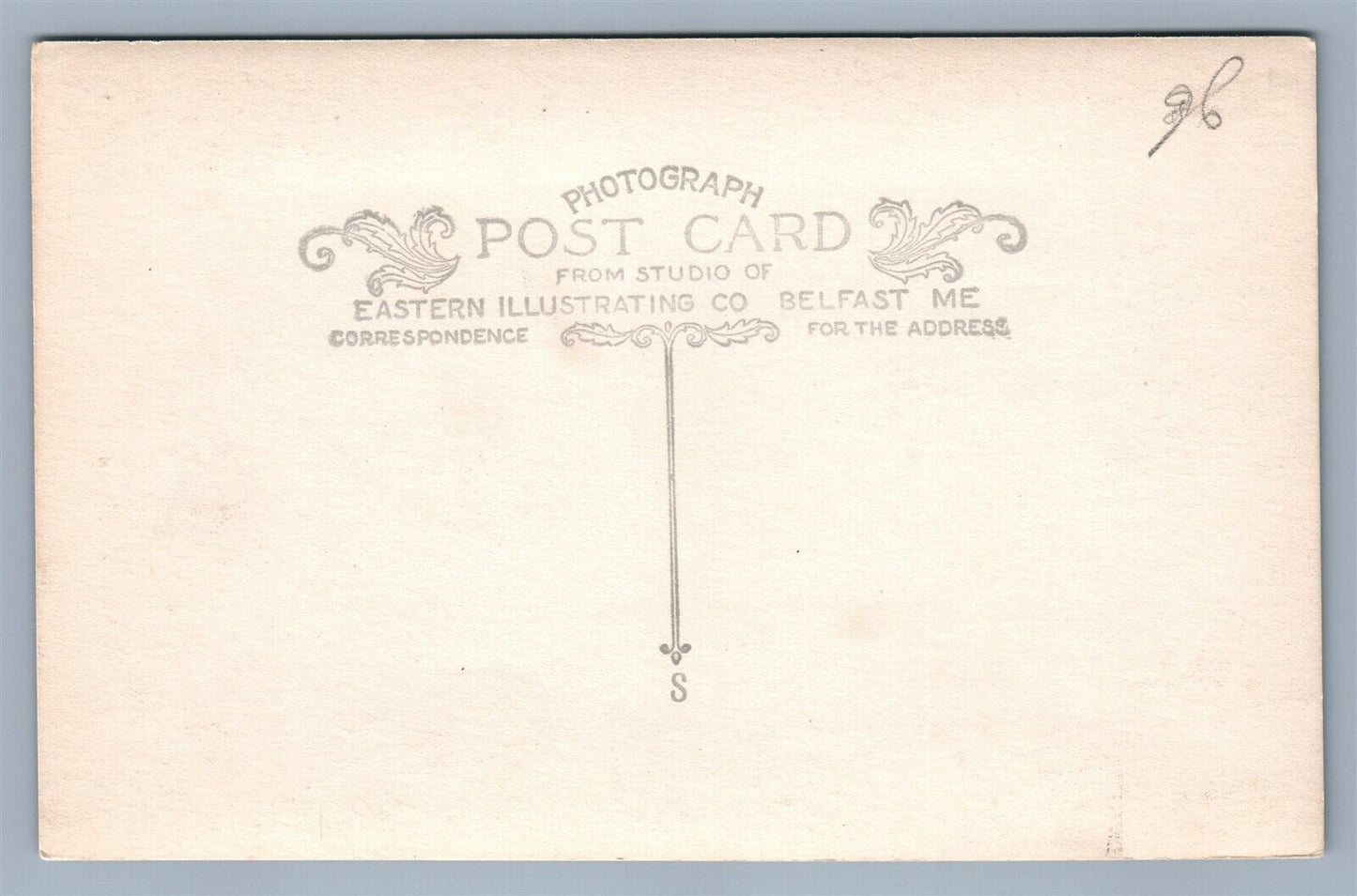 WILLIAMSBURG MA PUBLIC LIBRARY ANTIQUE REAL PHOTO POSTCARD RPPC