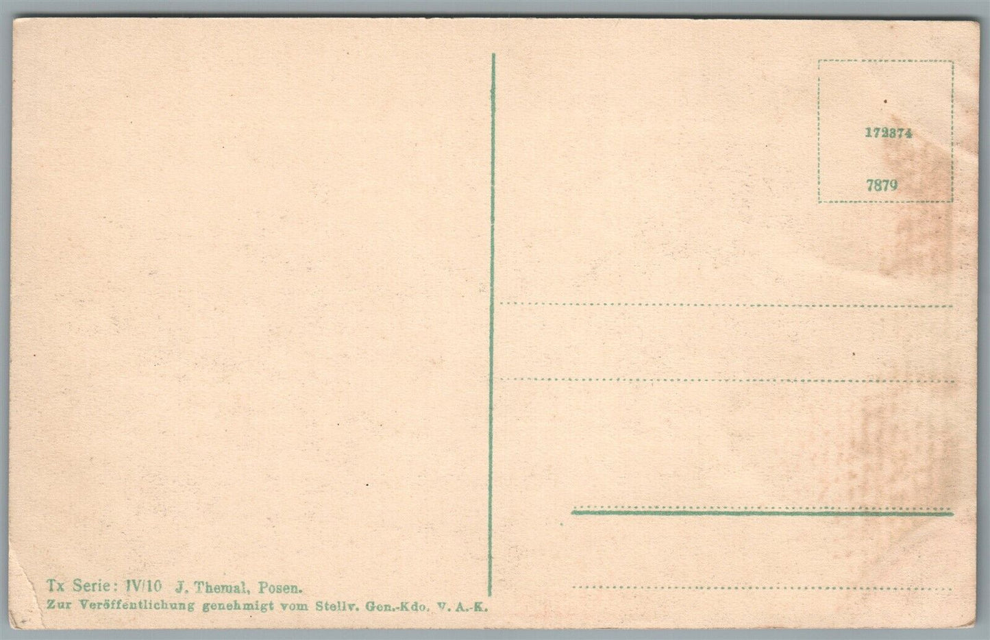 RUSSIAN PRISONERS OF WAR in GERMAN CAMP WWI ERA ANTIQUE POSTCARD