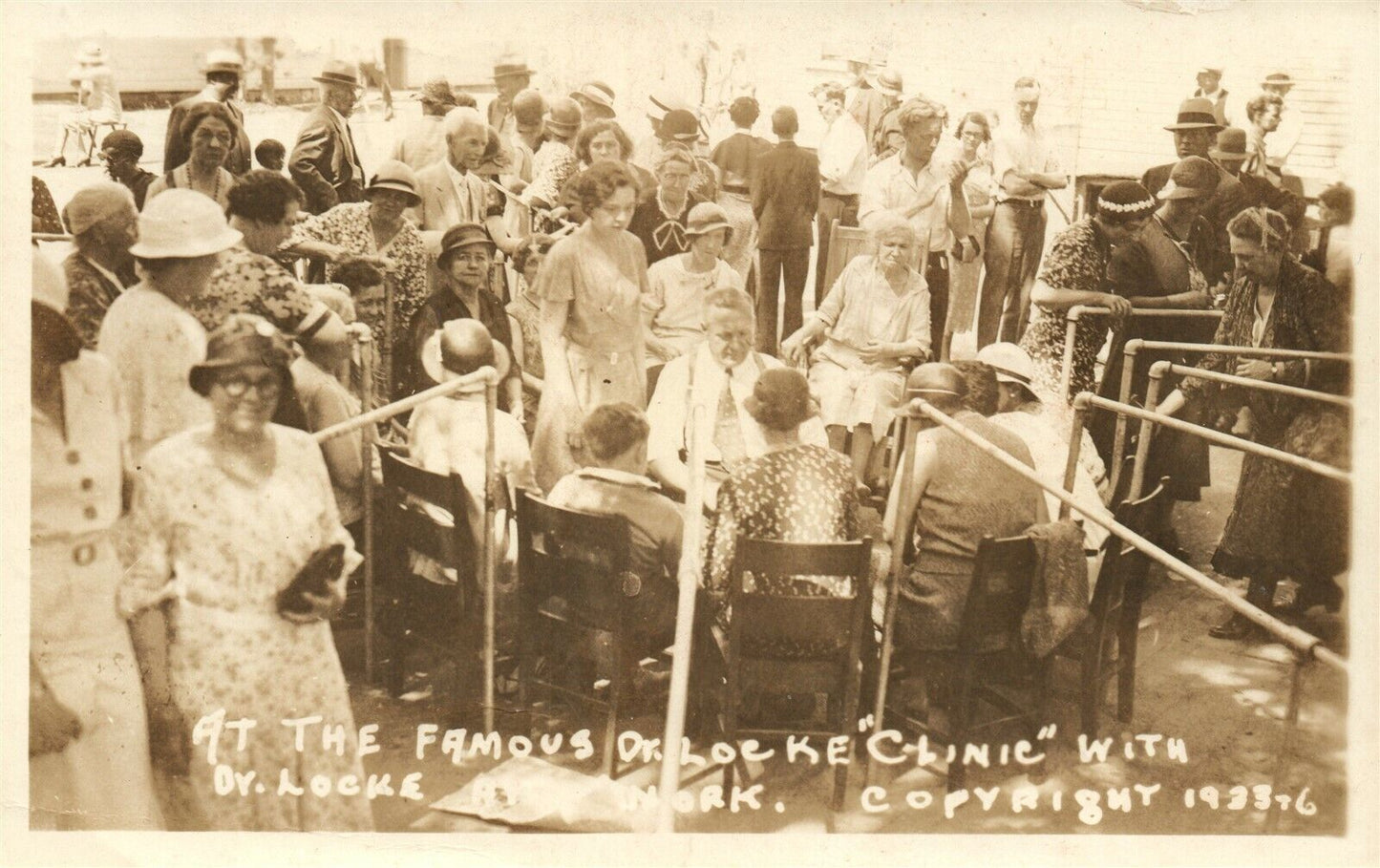 DR. MAHLON W. LOCKE Williamsburg ONTARIO CANADA ANTIQUE REAL PHOTO POSTCARD RPPC