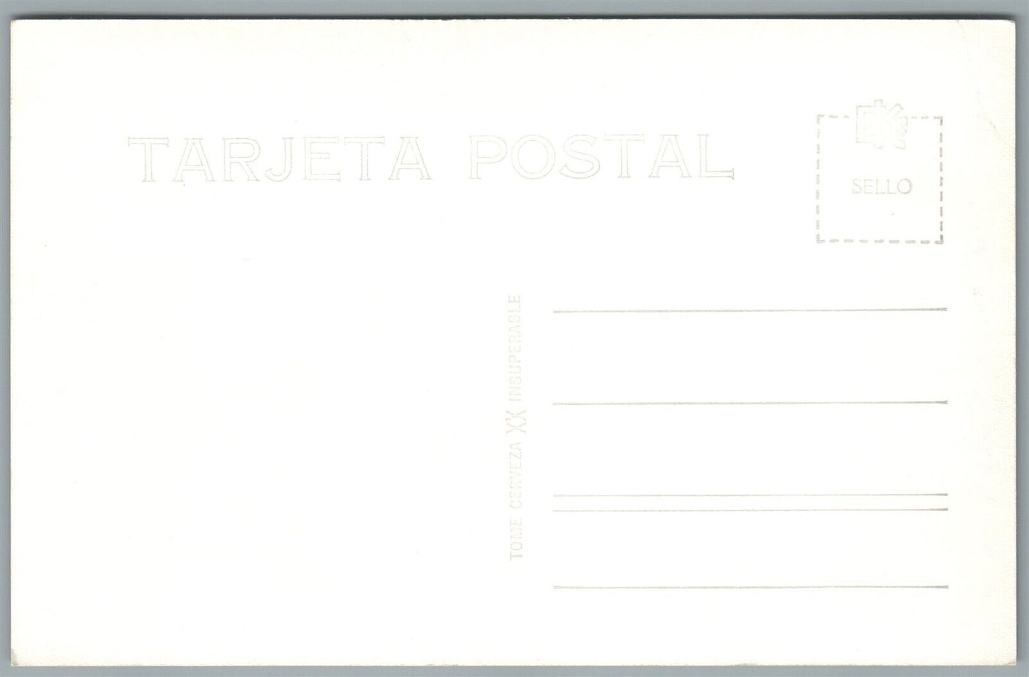 MEXICO CALLE Y ADUANA NOGALES VINTAGE REAL PHOTO POSTCARD RPPC