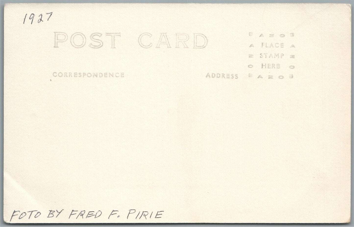 WILLIAMSTOWN VT OLD HOME WEEK AUGUST 1927 ANTIQUE REAL PHOTO POSTCARD RPPC