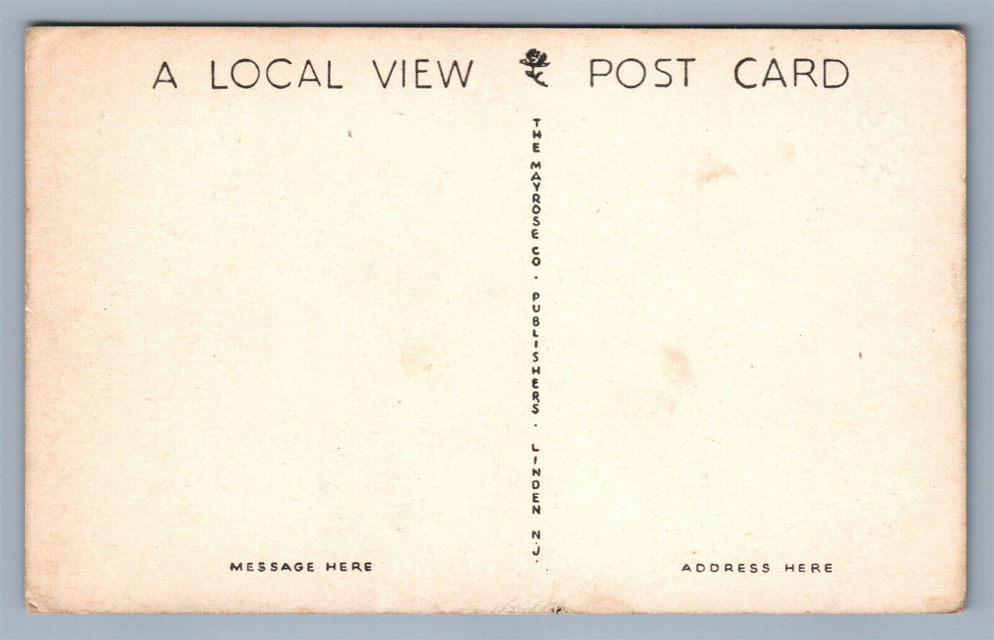 COLLINGSWOOD NJ PRESBYTERIAN TABERNACLE VINTAGE POSTCARD
