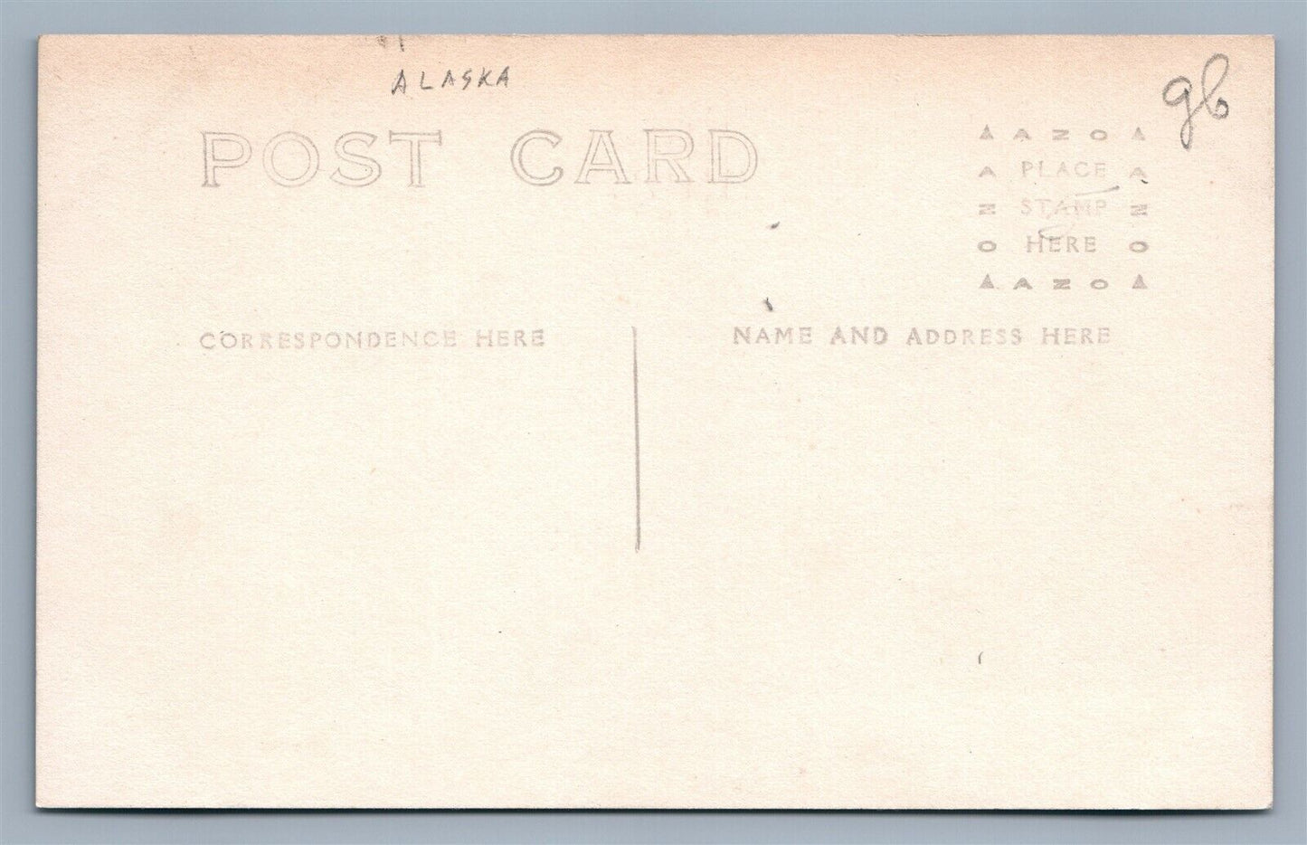 ALASKA STREET SCENE w/ TROLLEY ANTIQUE REAL PHOTO POSTCARD RPPC RAILWAY