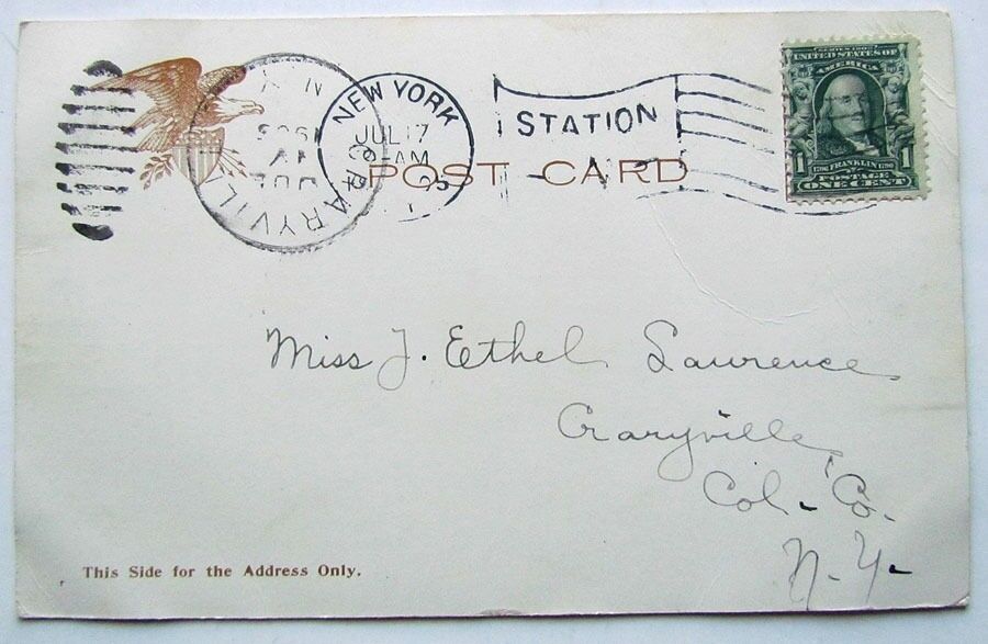 ANTIQUE 1905 UNDIVIDED POSTCARD NIGHT SCENE IN DREAMLAND CONEY ISLAND N.Y.