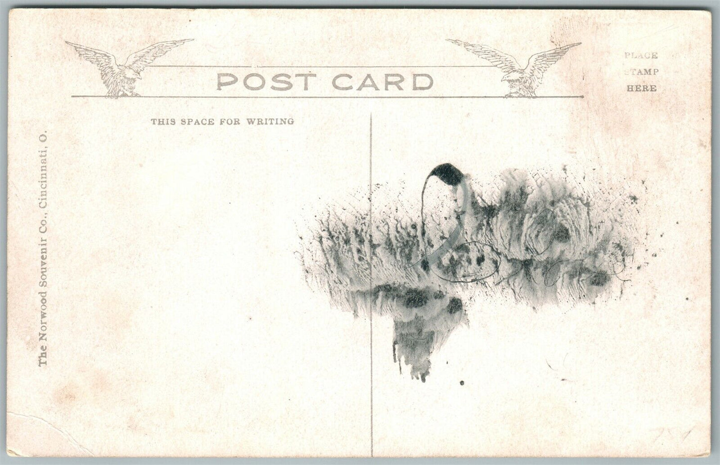 LAKEVIEW UTAH EXAGGERATED FISHING ANTIQUE POSTCARD