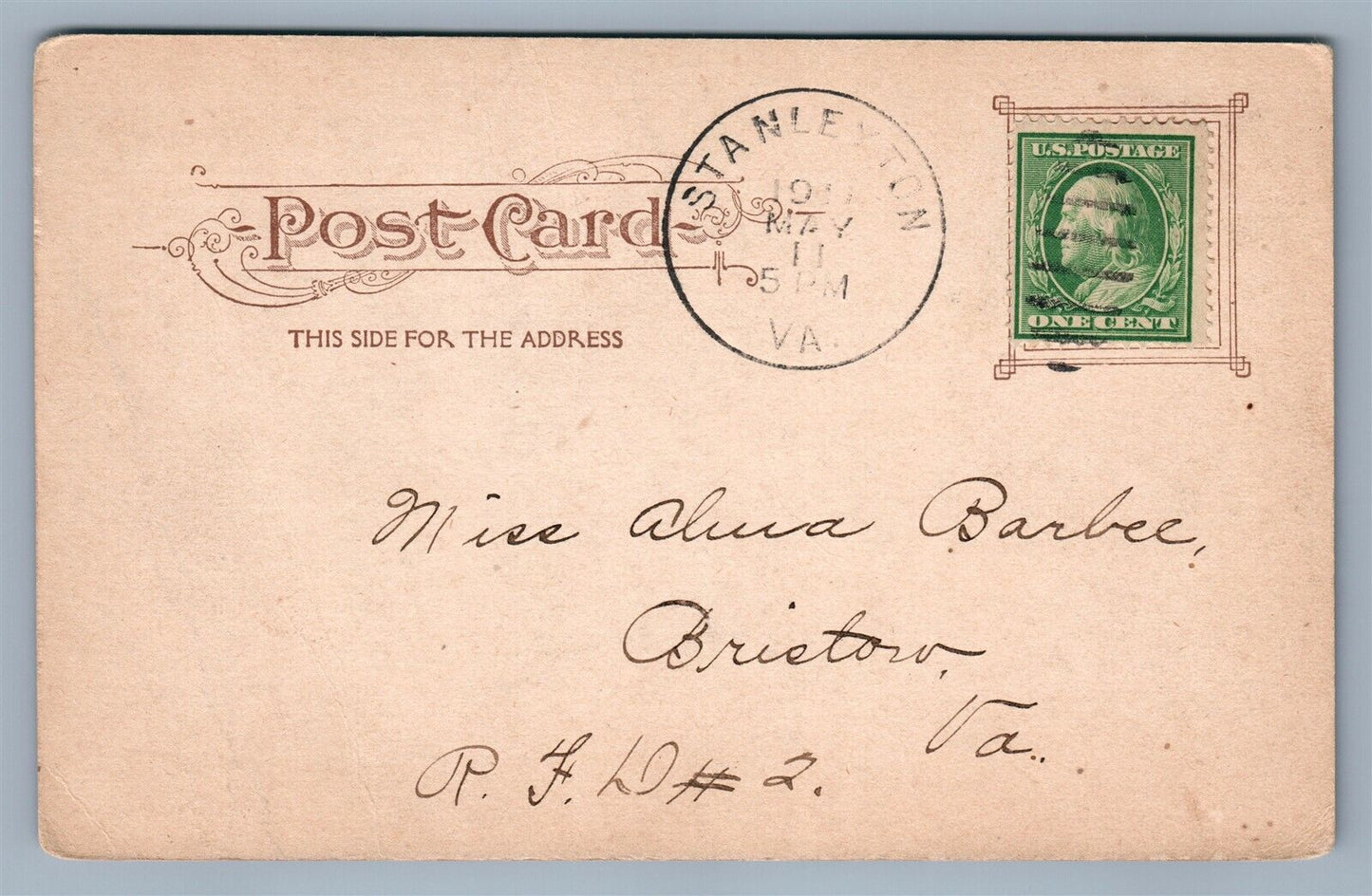 SHREVEPORT LA HAMILTON TERRACE ON LOUISIANA AVE. ANTIQUE POSTCARD