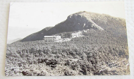 VINTAGE 1950 RPPC REAL PHOTO POSTCARD THE NOSE MOUNT MANSFIELD STOWE VT