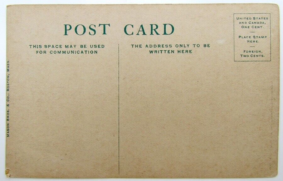 VINTAGE POSTCARD OLD ORCHARD STREET OLD ORCHARD BEACH ME trolley SEA SIDE PARK