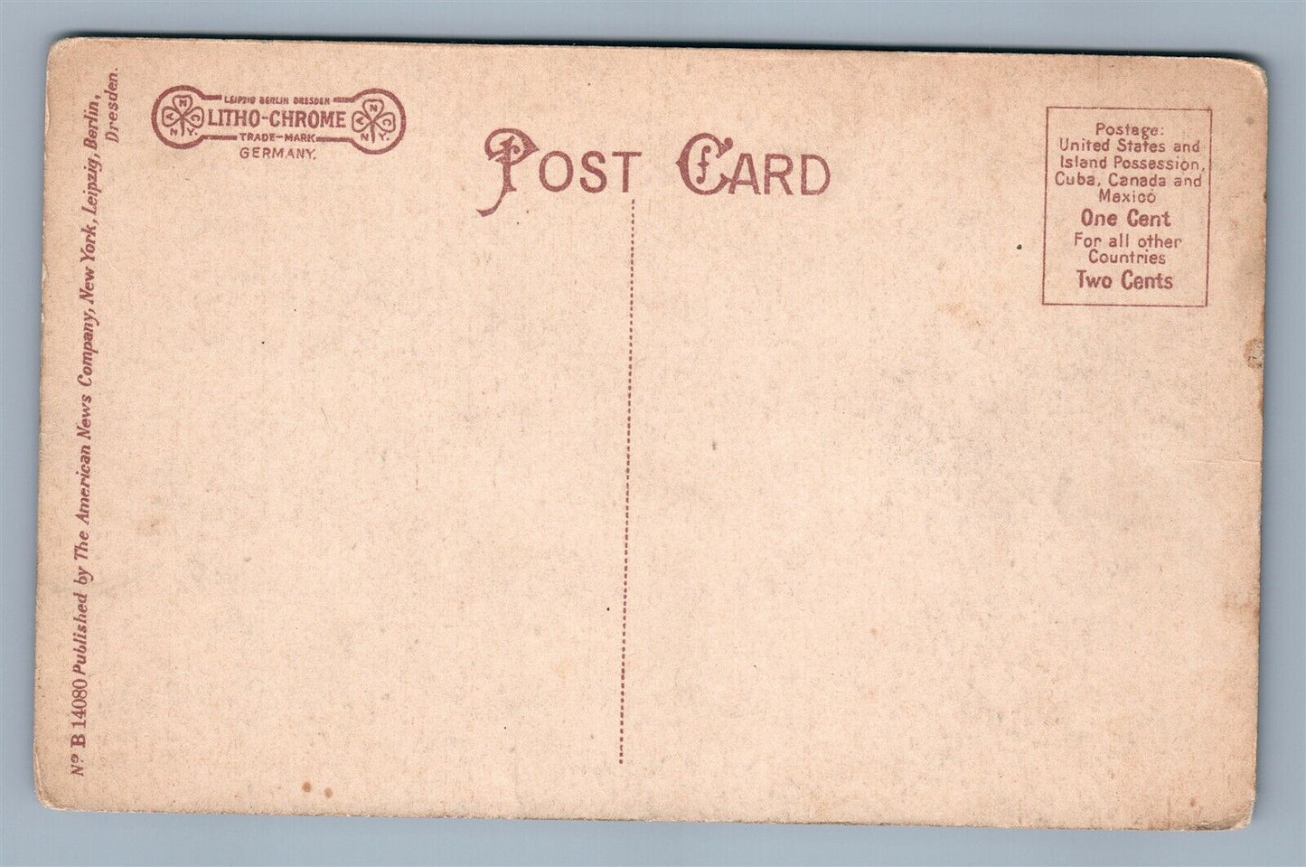 RUSHVILLE IN ST.MARY'S R.C. CHURCH INTERIOR ANTIQUE POSTCARD