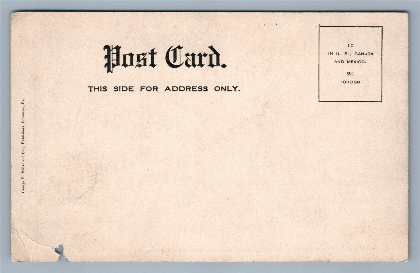 WEISSPORT PA BIRDS EYE VIEW ANTIQUE POSTCARD