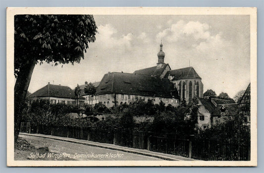 SOLBAD WIMPFEN GERMANY DOMINIKANERKLOSTER ANTIQUE REAL PHOTO POSTCARD RPPC