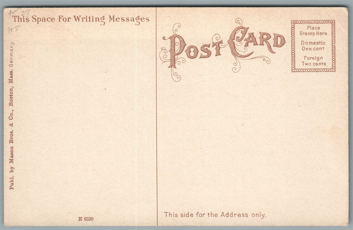 REVERE BEACH MA WONDERLAND PARK ANTIQUE POSTCARD