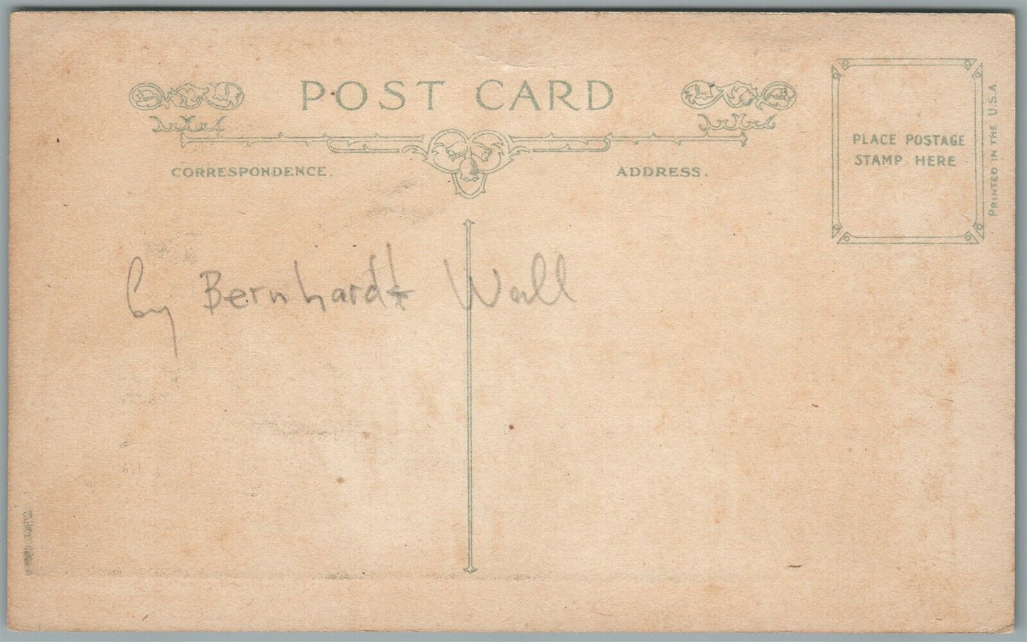 WWI ANTIQUE POSTCARD GERMANY DOESN'T MIND A SCRAP O'PAPER
