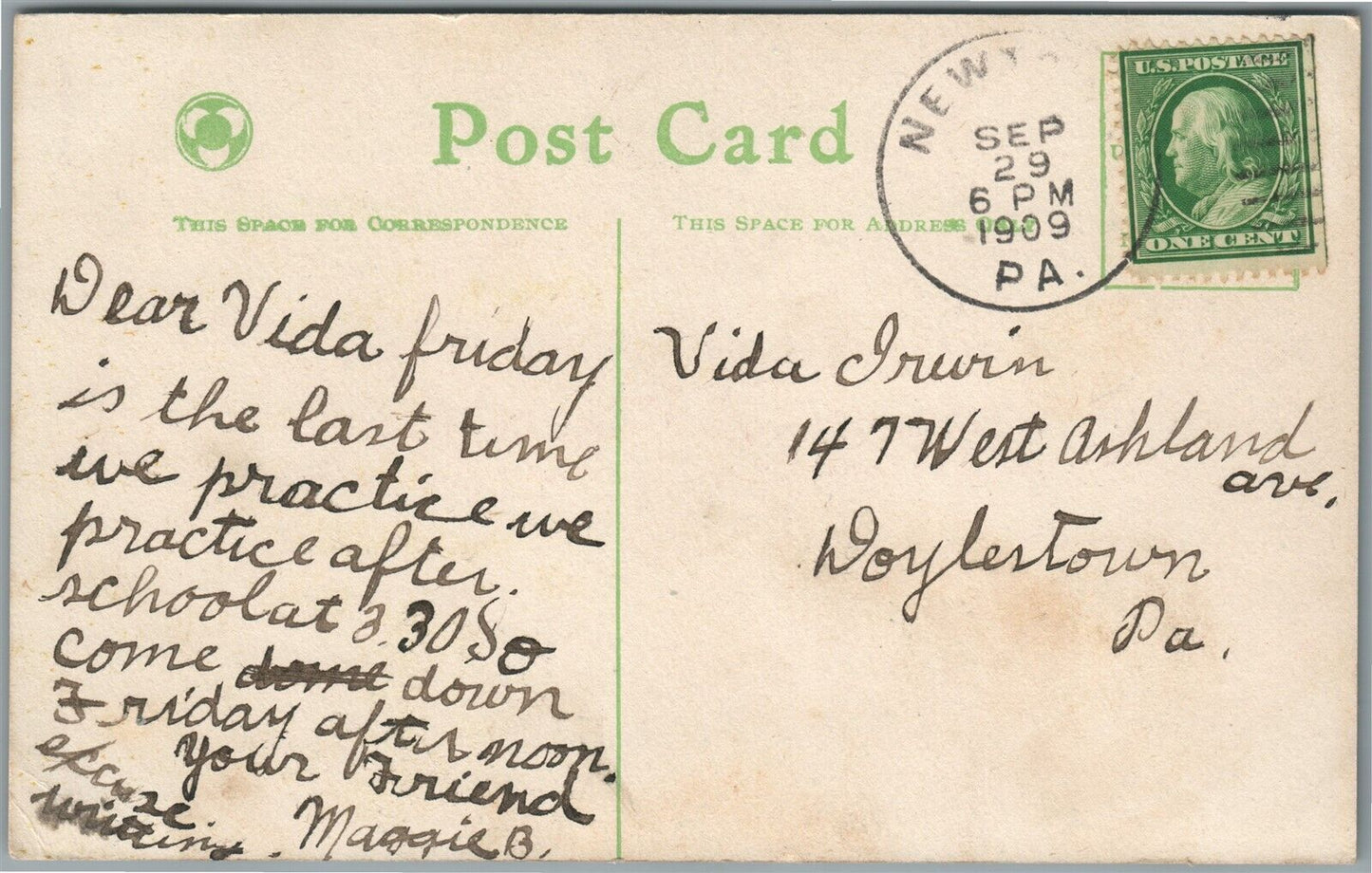 LOVELIGHTS NO ARGUMENTS KISSING IN THE BULB ROMANTIC ANTIQUE POSTCARD