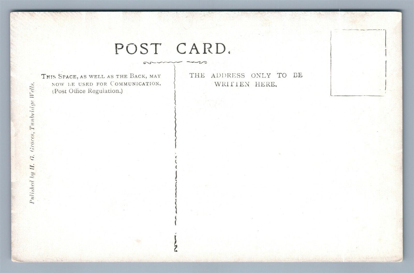 ENGLAND THE PANTILES TUNBRIDGE WELLS ANTIQUE POSTCARD