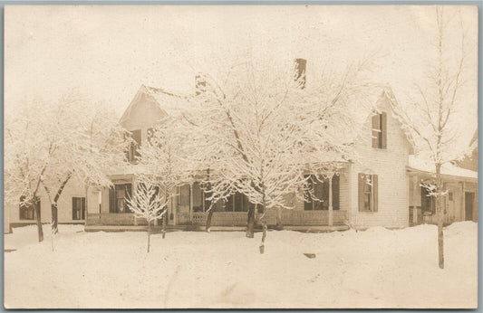 CONCORD VT MAIN STREET ANTIQUE REAL PHOTO POSTCARD RPPC