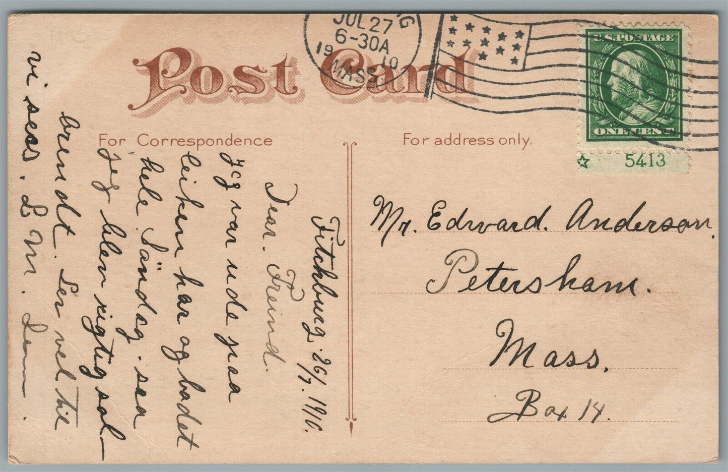 WHALOM PARK MA BATHING PAVILION & BOAT HOUSE ANTIQUE POSTCARD