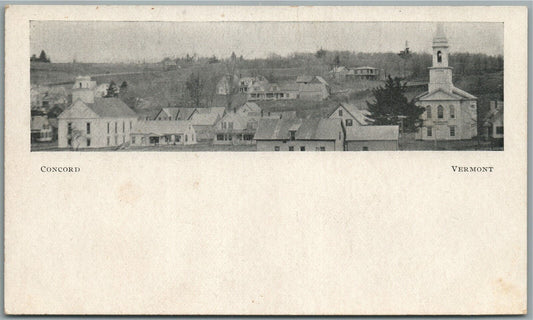 CONCORD VT GENERAL VIEW ANTIQUE POSTCARD