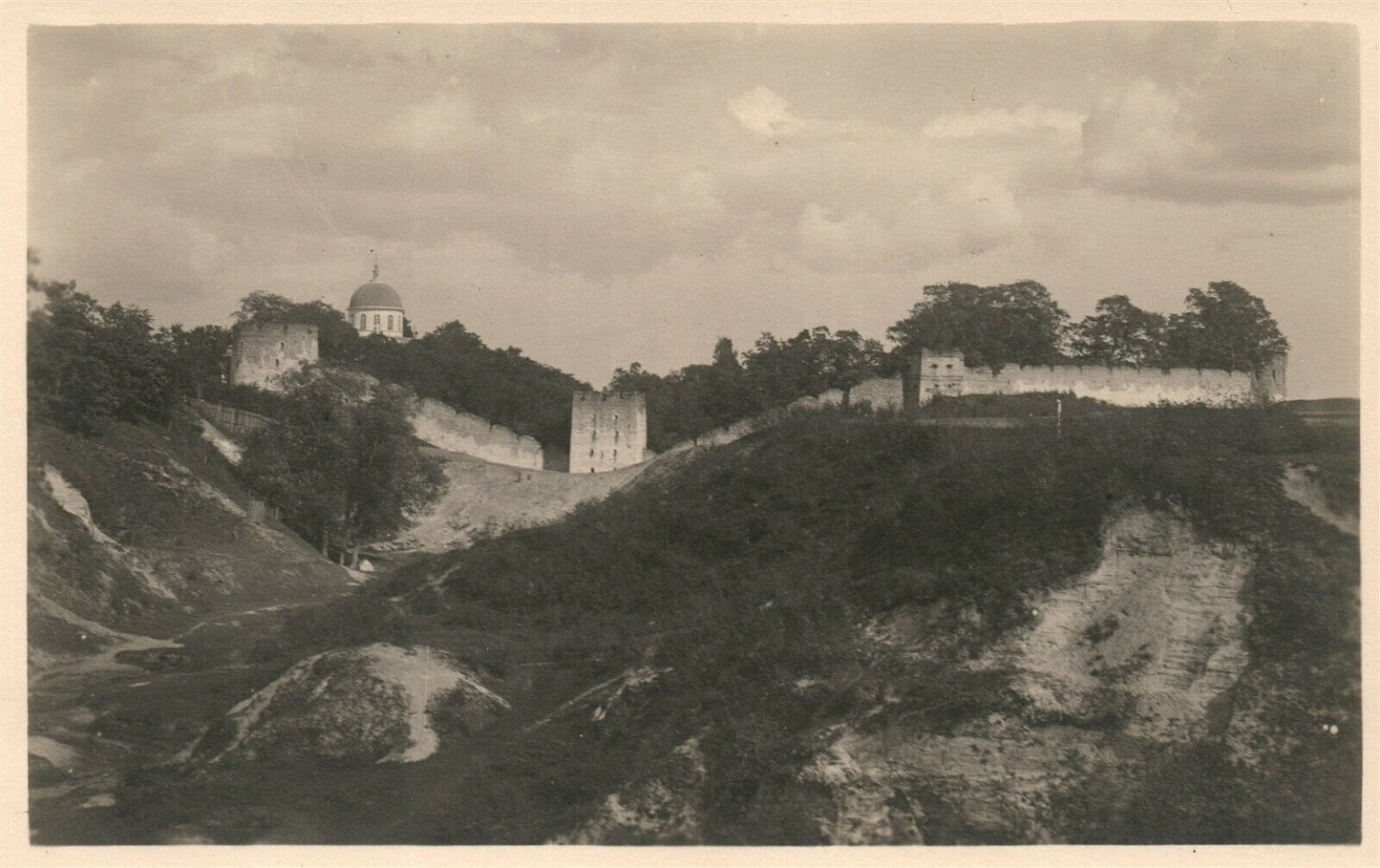 RUSSIA PECHORY PSKOVO-PECHERSKY MONASTERY ESTONIAN ANTIQUE POSTCARD
