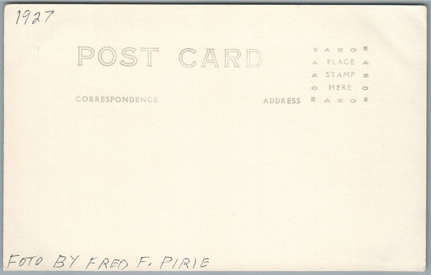 WILLIAMSTOWN VT OLD HOME WEEK AUGUST 23 1927 ANTIQUE REAL PHOTO POSTCARD RPPC