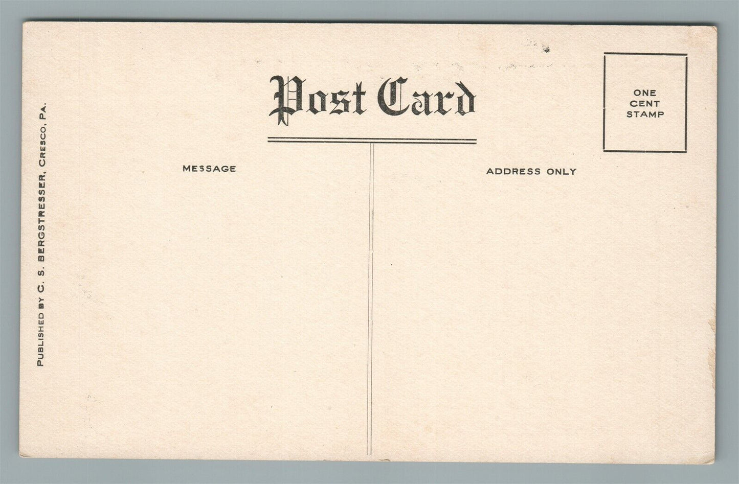 PARADISE VALLEY PA KEOKEE CHAPEL ANTIQUE POSTCARD