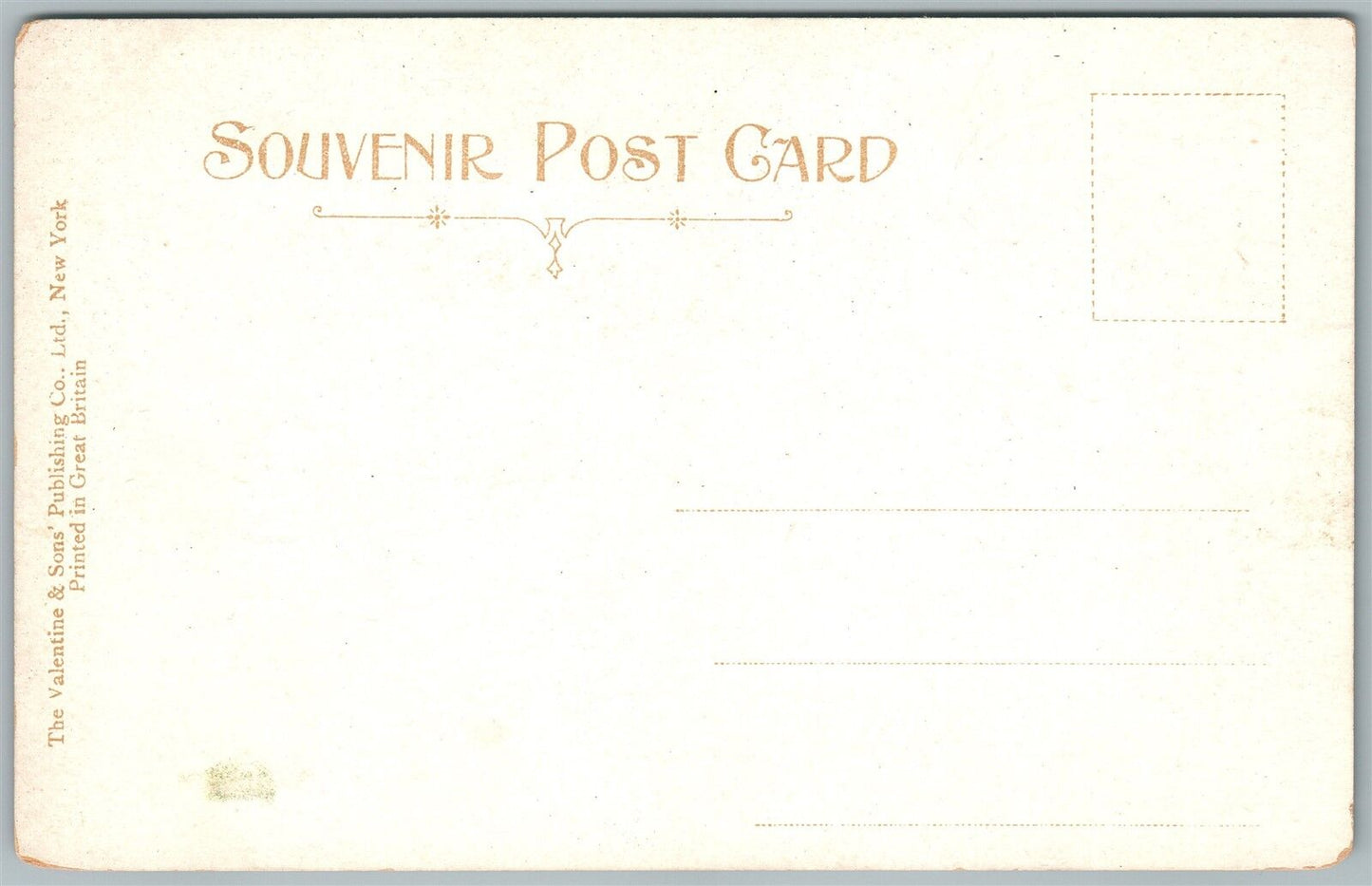 MORRISTOWN NJ MEMORIAL HOSPITAL ANTIQUE POSTCARD