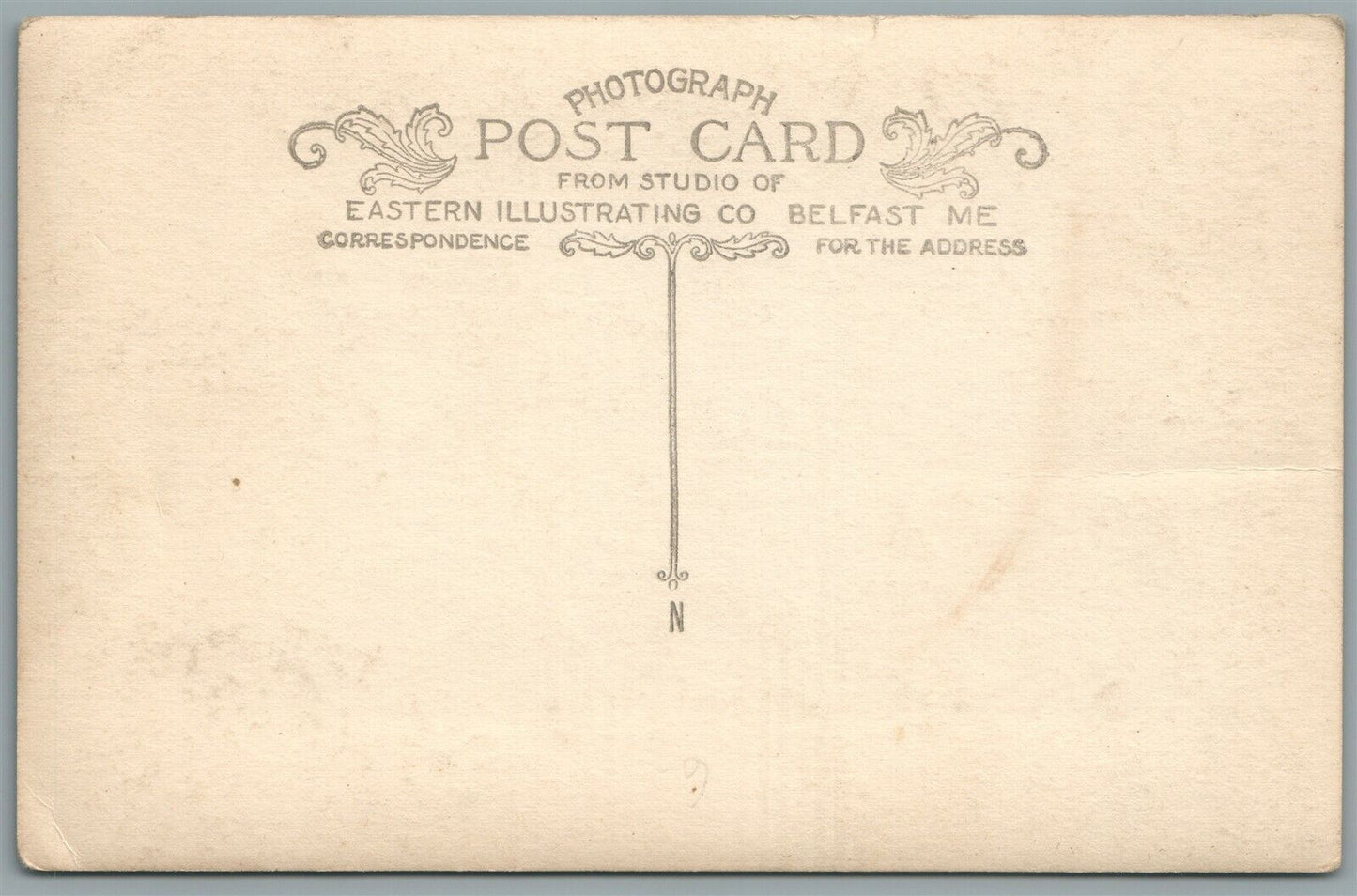 THOMASTON ME NEW WATTS BLOCK ANTIQUE REAL PHOTO POSTCARD RPPC