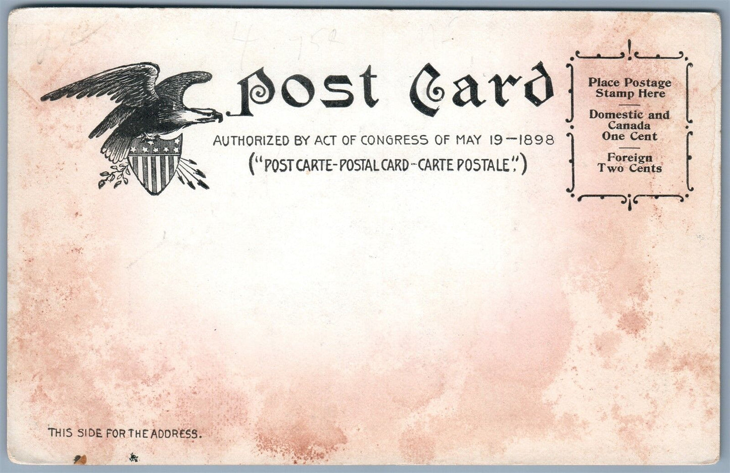 BEDFORD PARK NEW YORK MOUNT ST. URSULA UNDIVIDED ANTIQUE POSTCARD